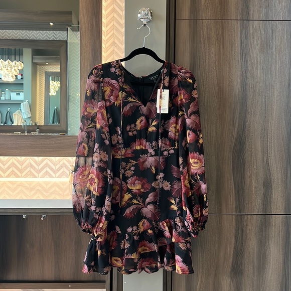 Jupe Asymétrique Ted Baker London Anabell Flourish, Taille 3, Verte, Neuve Avec étiquettes